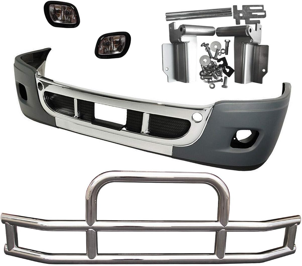 QSC – Juego completo de protectores antiniebla para Freightliner Cascadia 08-16