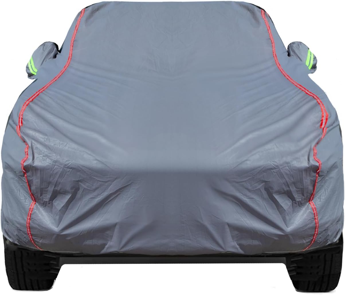 QUYDDC Nuevo material transpirable, cubierta impermeable para automóvil, cerraduras y puertas con cremallera, protector solar, impermeable,