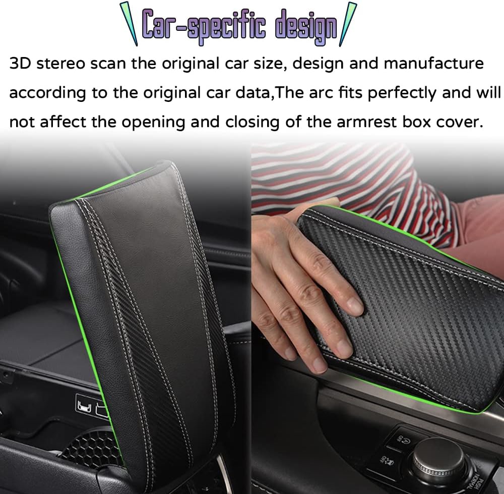 Accesorios interiores personalizados para Lexus RX 350 350L 450h 450hL 2015 2016-2022 cuero sintético consola central reposabrazos caja cubierta
