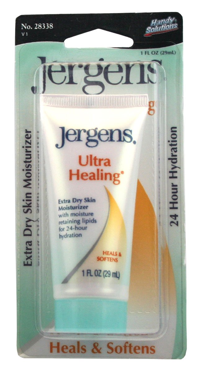 Jergen’s Ultra Healing Lotion, tubos de 1 onza líquida (paquete de 12)