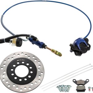 Pinza de cilindro maestro de freno de disco trasero, pinza de sistema de freno de disco hidráulico con pastilla de freno, ATV Quad para 150 cc, 200 Pinza de cilindro maestro de freno de disco trasero, pinza de sistema de freno de disco hidráulico con pastilla de freno, ATV Quad para 150 cc, 200