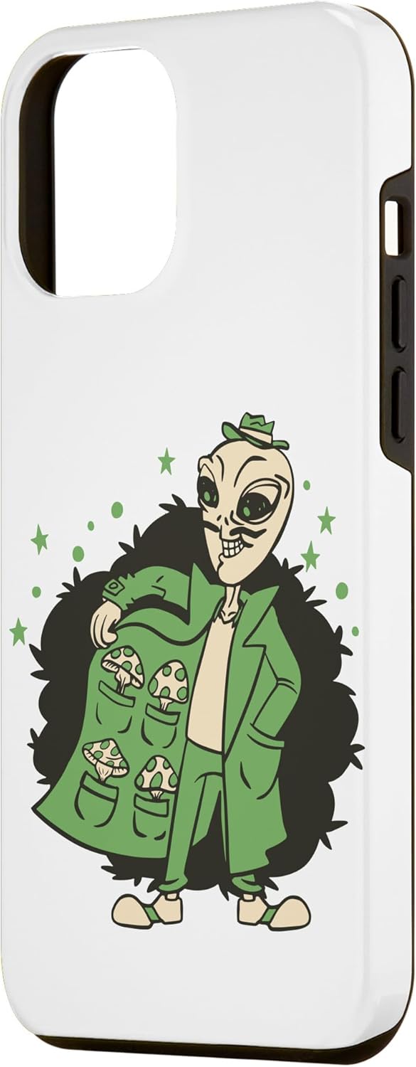 iPhone 13 Pro Max Funny Alien Mushroom Hippie UFO Lover and Believers Case