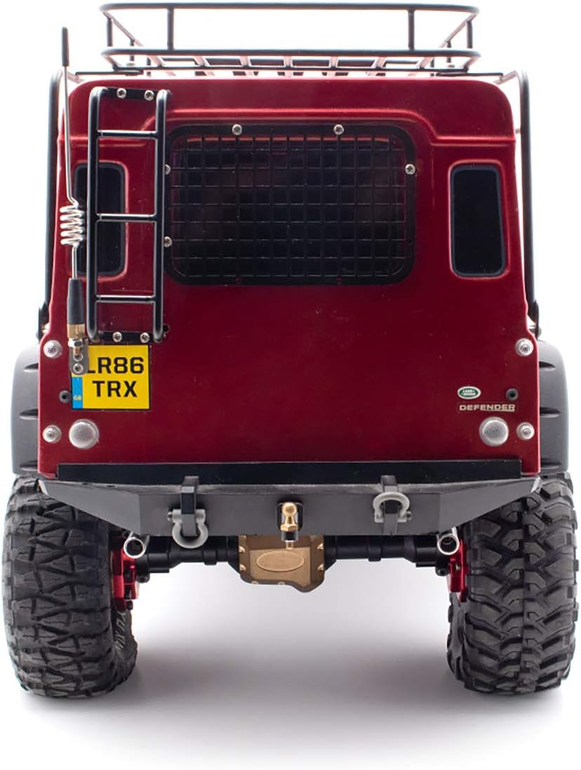 Carreras 110th RC Crawler Piezas Del Cuerpo Del Coche Tubos De Escape De Metal Para RC Car TRX4 TRX-4,Actualizaciones Piezas Accesorios