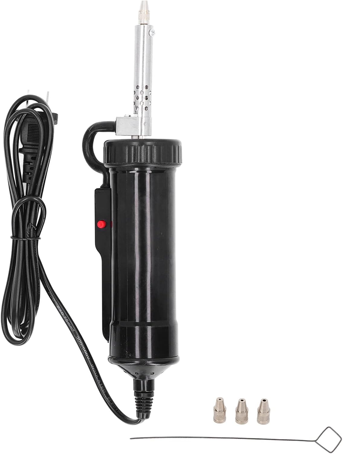 Bomba desoldadora eléctrica Soldador automático de vacío Soldador EE.UU. Plug AC 110V 3 Consejos de succión