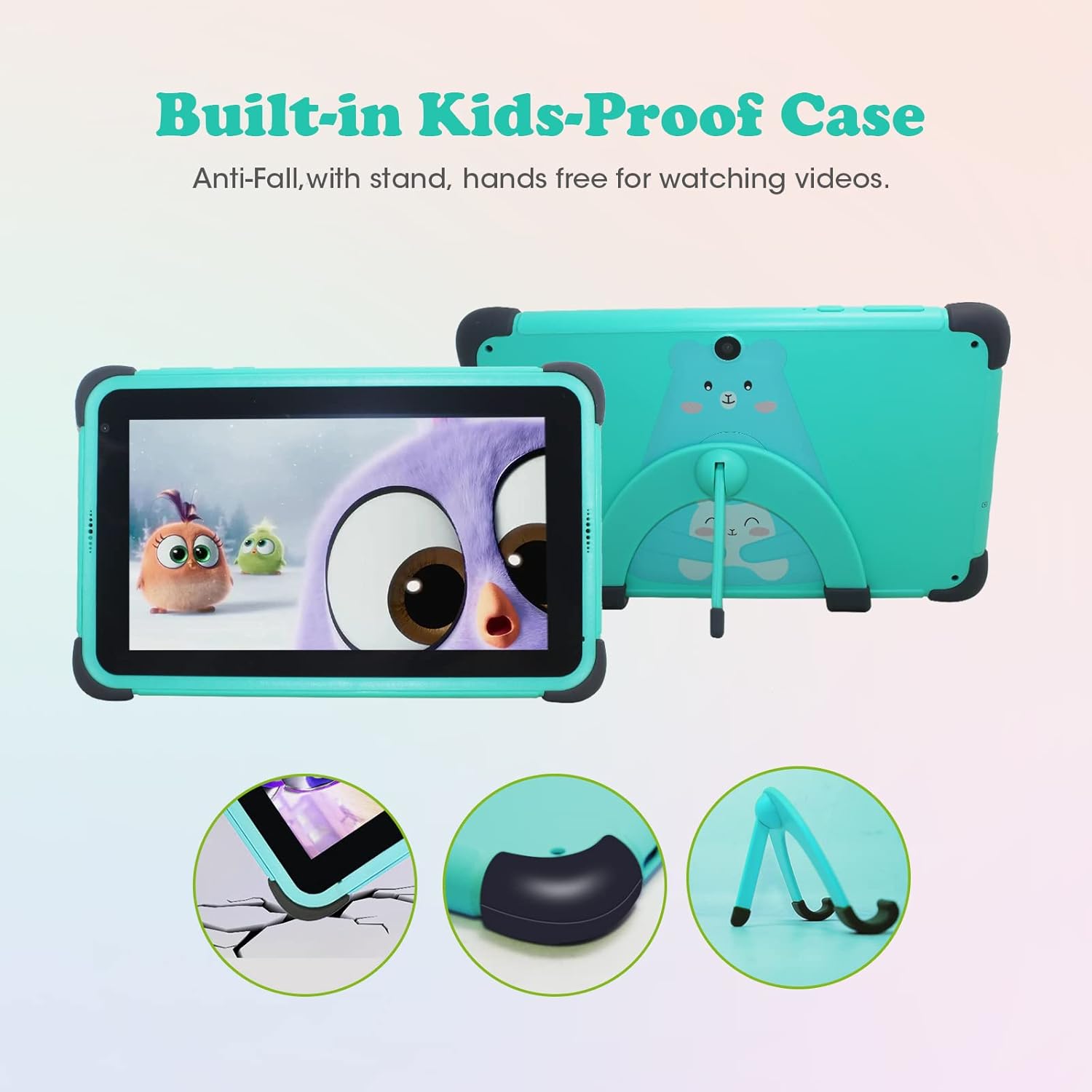 Tablet para niños de 8 pulgadas, weelikeit Android 11 Kids Tablet con AX WiFi6, control parental, aplicación para niños instalada, 4500 mAh,