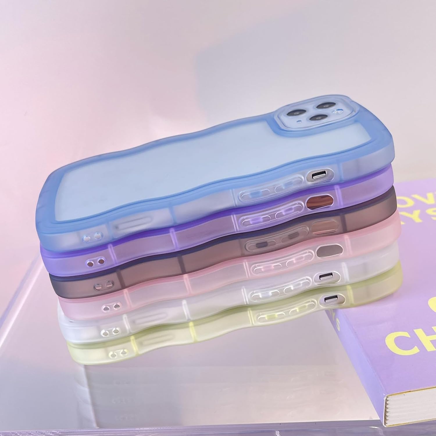 Funda transparente compatible con iPhone 11 Pro Max, bonita funda delgada de silicona suave antiarañazos, a prueba de golpes, bonita funda delgada