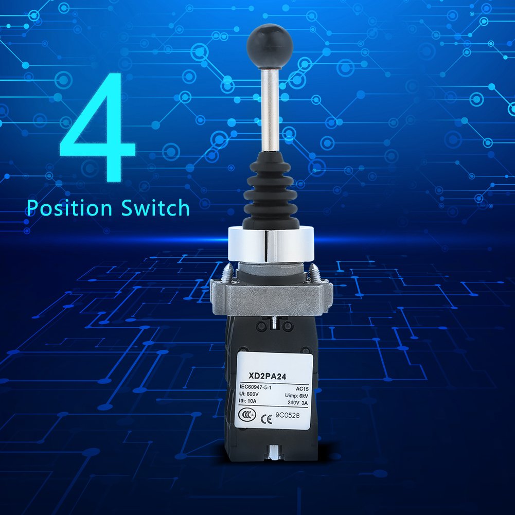 XD2-PA22 Controladores de palanca de mando 4 Posiciones Retorno Muelle Interruptor de retorno Interruptores rotativos Joy Stick