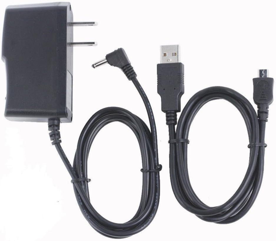 MaxLLTo Adaptador de cargador de corriente ACDC+cable USB PC para RCA Pro 10 edición RCT6103W46 Tablet