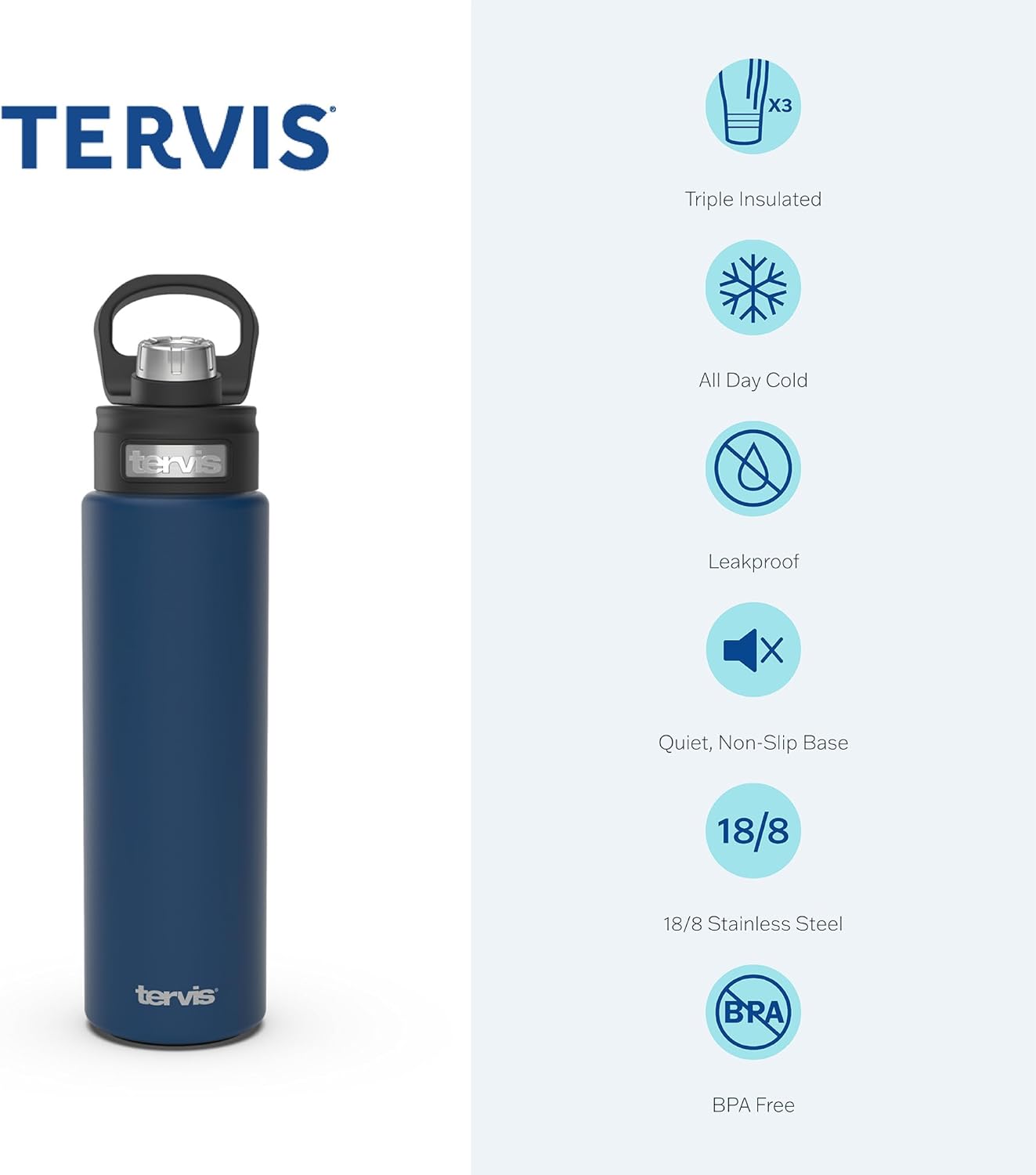 Tervis Harry Potter – Vaso aislado de triple pared con diseño de mapa de los Marauders negro, mantiene las bebidas frías, botella de boca ancha de