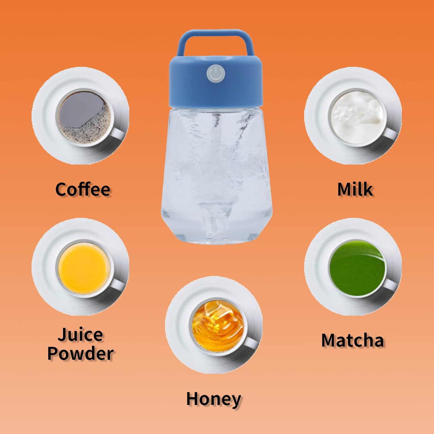 Botella mezcladora eléctrica de proteínas, sin BPA y a prueba de fugas, taza autoagitadora, taza de mezcla automática eléctrica para oficina,