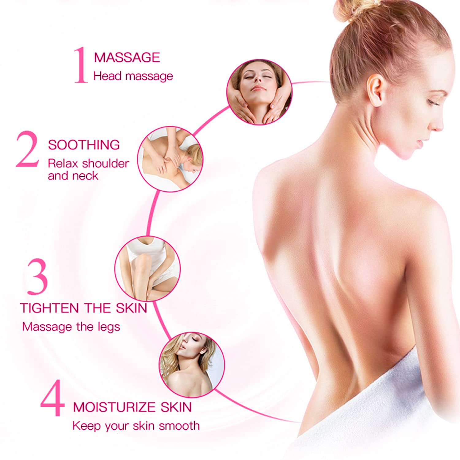 Caracol Cara Aceite Corporal Reduce las Cicatrices del Acné Hidratante Cuidado de la Piel Facial Seca Reparaciones 2.5 fl oz2.5fl.oz