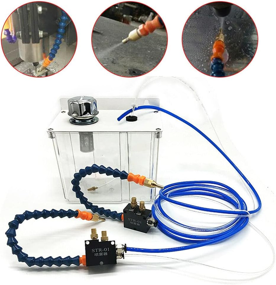 Kit de bomba de pulverización de refrigerante de niebla, sistema de pulverización de lubricación de refrigerante de niebla para grabado de corte de