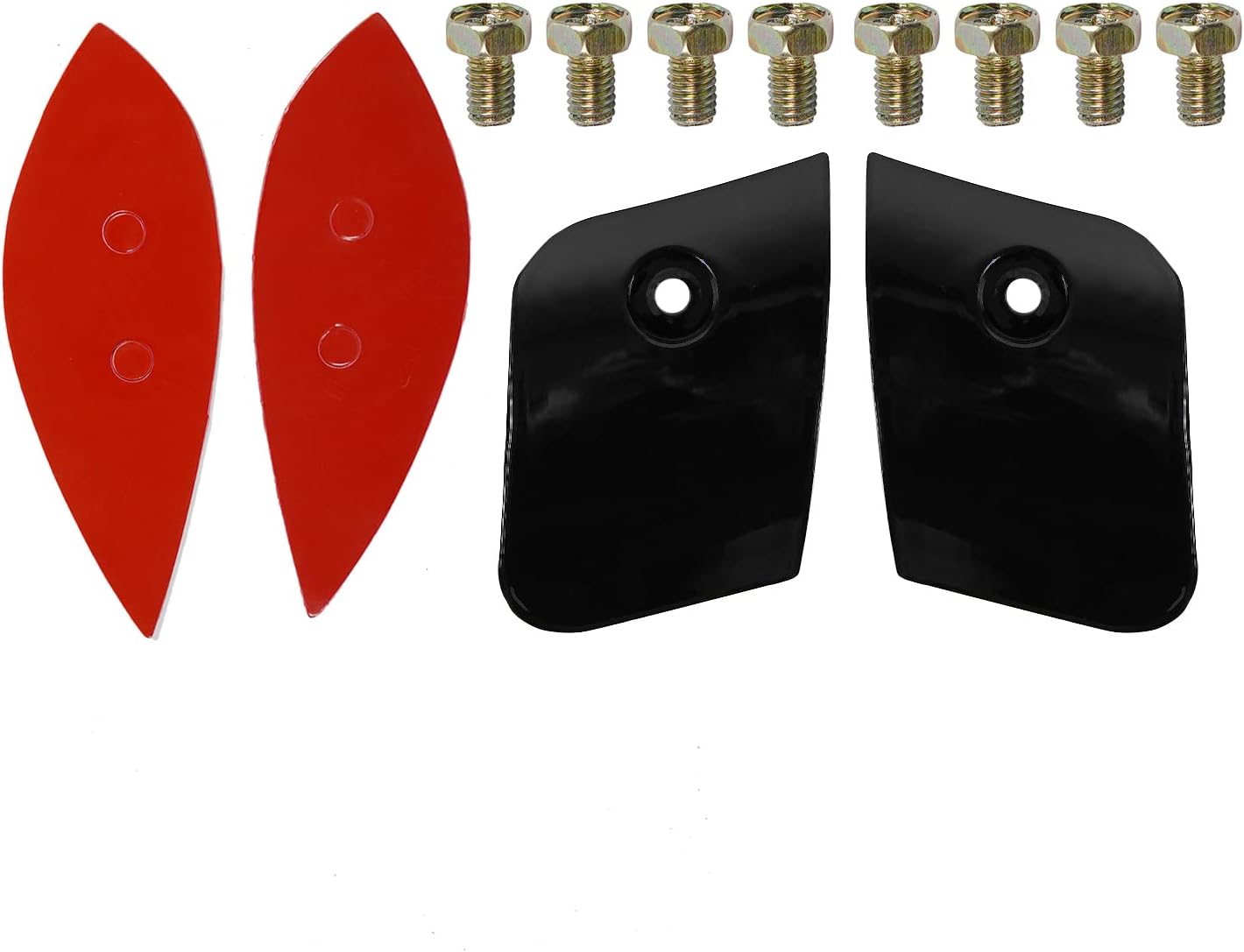 ZXMT Hatchback 2 tonos rojo negro tipo R estilo alerón necesita montaje simple para 2016 2017 2018 2019 2020 2021