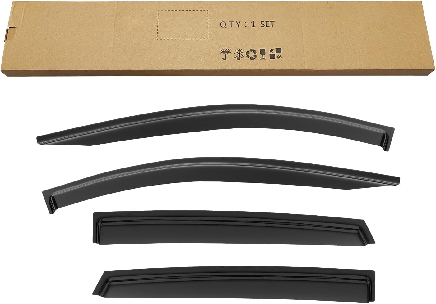 Protectores de lluvia para Ford Escape 2020 2021 2022 2023, viseras de ventilación de ventana, deflectores de viento para escape 20-23