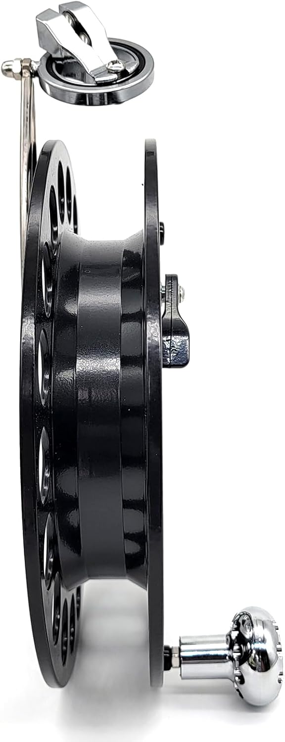 Carrete profesional de cometa de 11 pulgadas con freno de alta resistencia con rodamiento de metal, guía de línea Omnibearing para adultos Big Kite