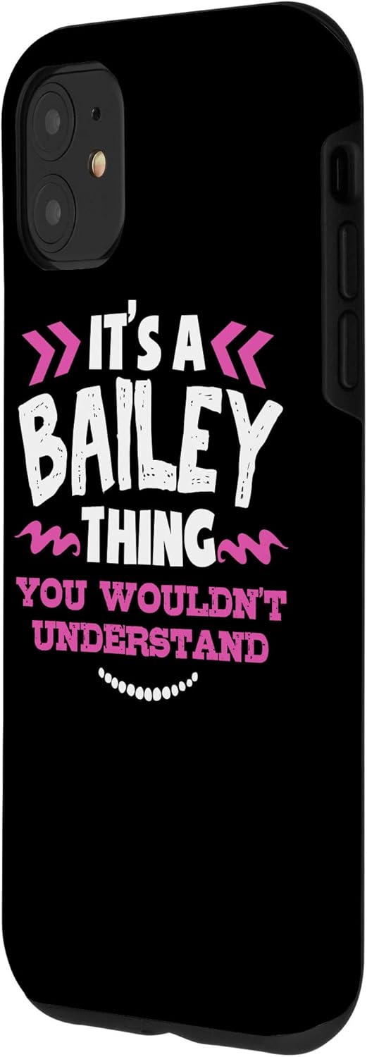 iPhone 11 Bailey – Carcasa personalizada para iPhone 11, diseño de Bailey