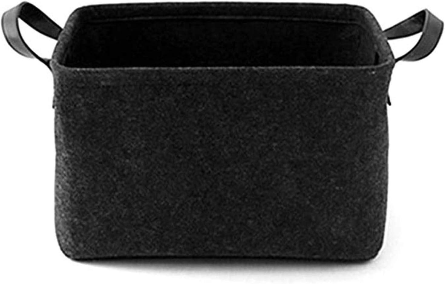 Cesta de cuerda de algodón, cestas medianas tejidas rectangulares para almacenamiento con asas, armario como cesta de mimbre, cestas tejidas, cesta