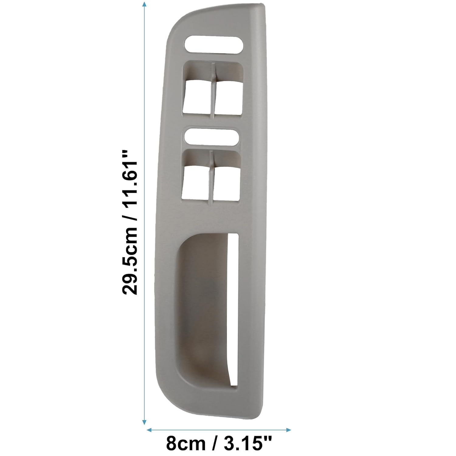 X AUTOHAUX Interruptor de ventana de puerta Panel de bisel para Volkswagen Passat B5 Jetta Bora Golf MK4 1998-2004 3B1867171E Cubierta de control