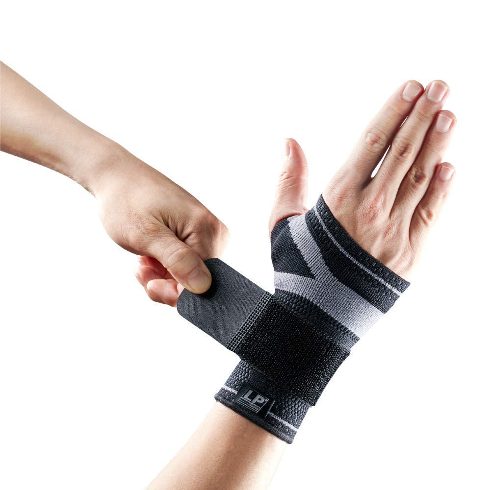 LP SUPPORT 130XT – Muñequera para hombres y mujeres con correa y tejido transpirable para apoyo de agarre, evita aliviar el túnel carpiano,