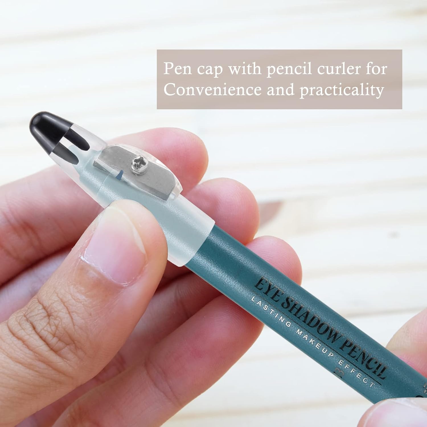 Boobeen Sombra de ojos en barra con purpurina, lápiz de sombra de ojos crema con sacapuntas, lápiz de sombra de ojos metálico para maquillaje de ojos