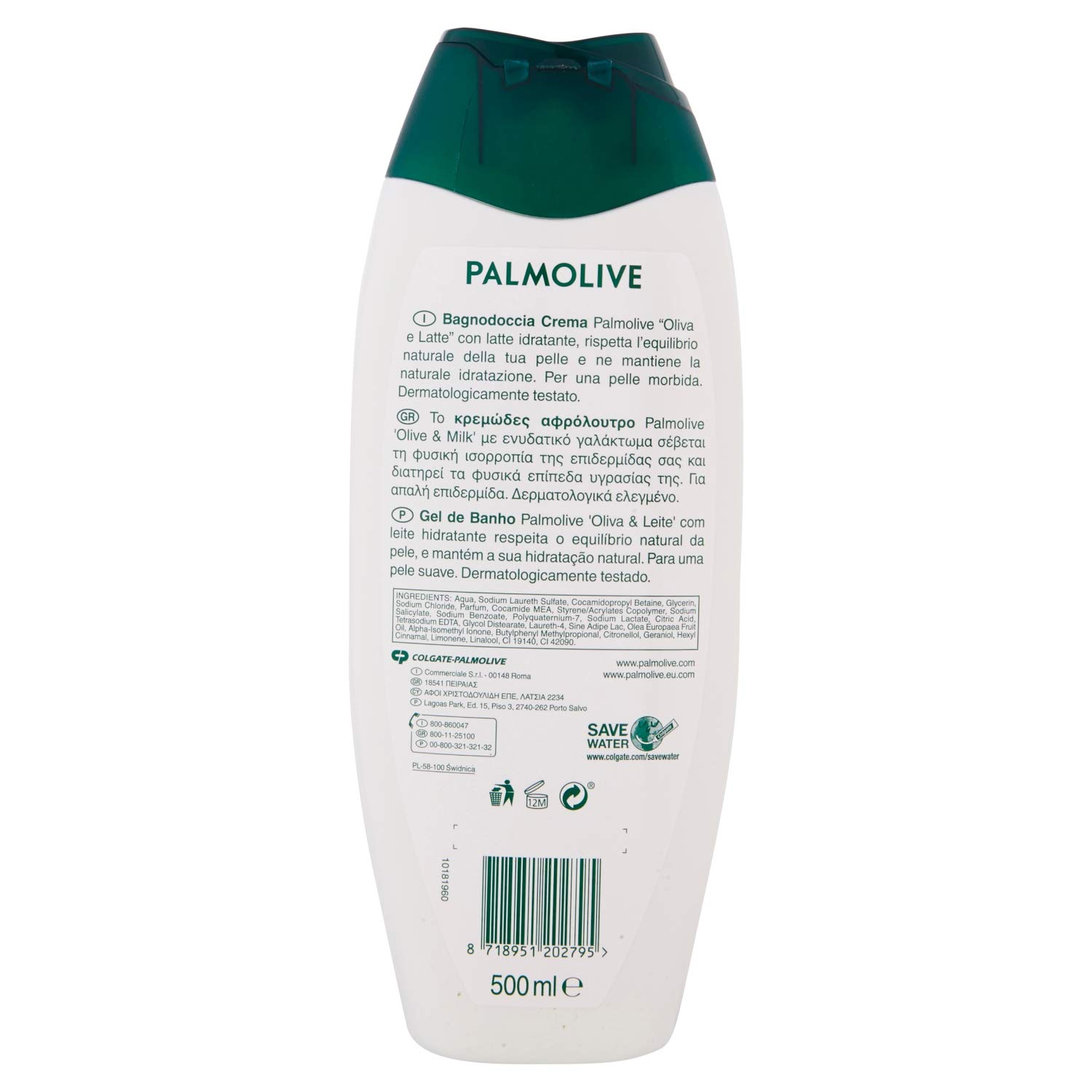 Palmolive Gel de Ducha Oliva, 16.9 fl oz