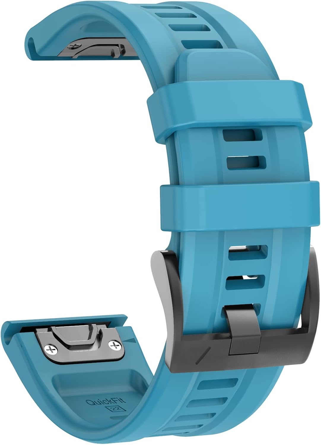 OVERSTEP Compatible con la correa de reloj Fenix 7, correa de reloj de silicona suave de 0.866 pulgadas de ancho para reloj inteligente Garmin Fenix