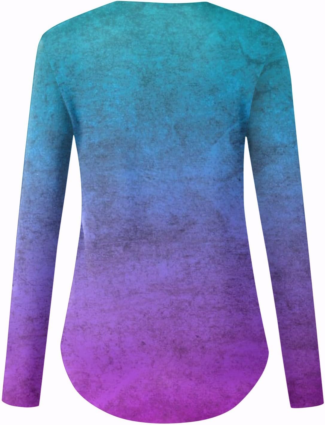 GOFULY Blusas de manga larga para mujer, color sólido, con tirantes, ajuste holgado, cuello en V, manga larga, sudadera de invierno