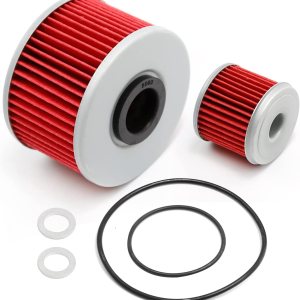Anxingo 15412-HP7-A01 Filtro de aceite con juntas tóricas de repuesto para Honda Pioneer 1000 SXS1000 M3 M5 2016-2020 Reemplazar el número de pieza Anxingo 15412-HP7-A01 Filtro de aceite con juntas tóricas de repuesto para Honda Pioneer 1000 SXS1000 M3 M5 2016-2020 Reemplazar el número de pieza