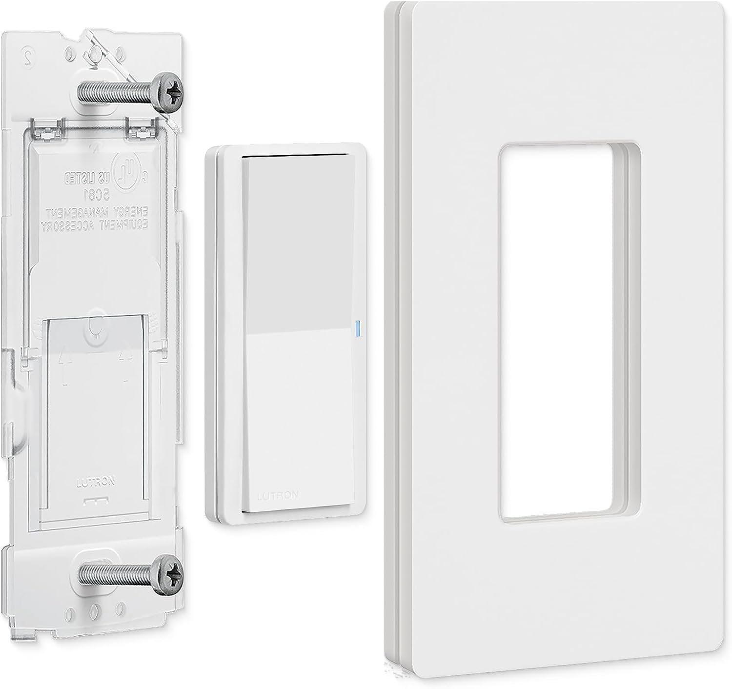 Lutron Pico Paddle Kit de montaje en pared remoto para control de encendidoapagado con etiquetas adhesivas de alambre  para interruptores y