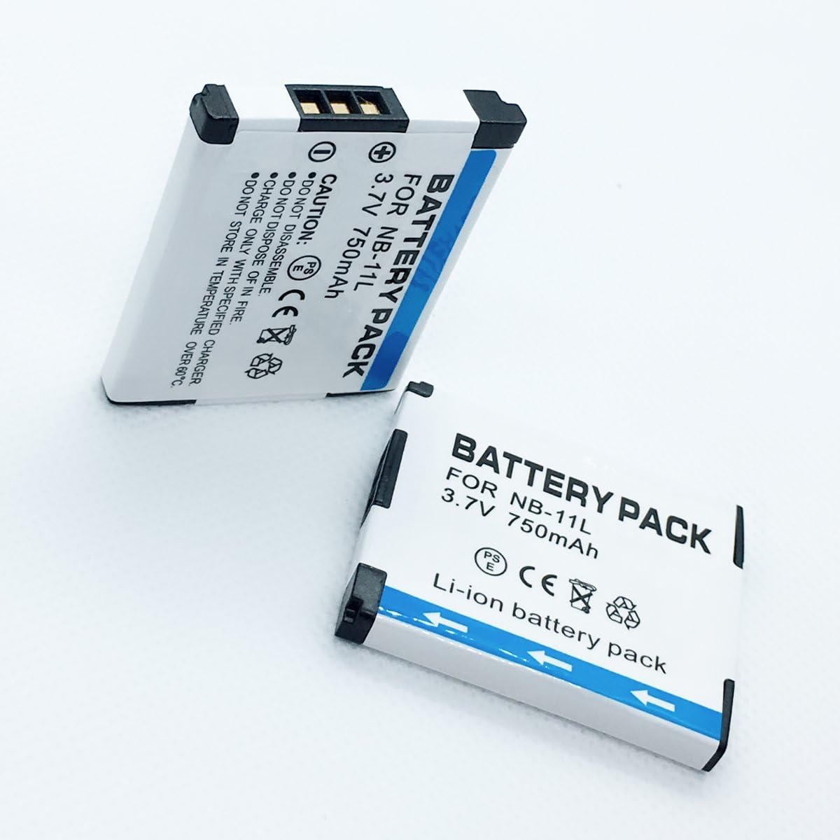 Paquete de 2 baterías recargables de iones de litio Canon NB-11L, NB-11LH