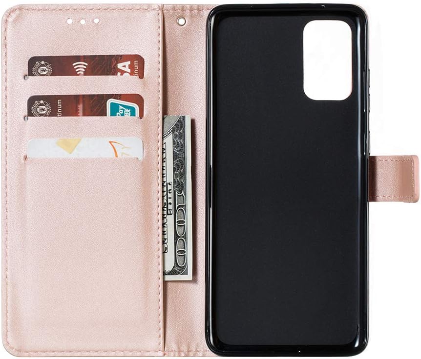 Funda de cuero tipo cartera para teléfono Samsung Galaxy S20 Glaxay S 20 5G de 6.2 pulgadas con ranura para tarjeta de crédito, función atril, funda