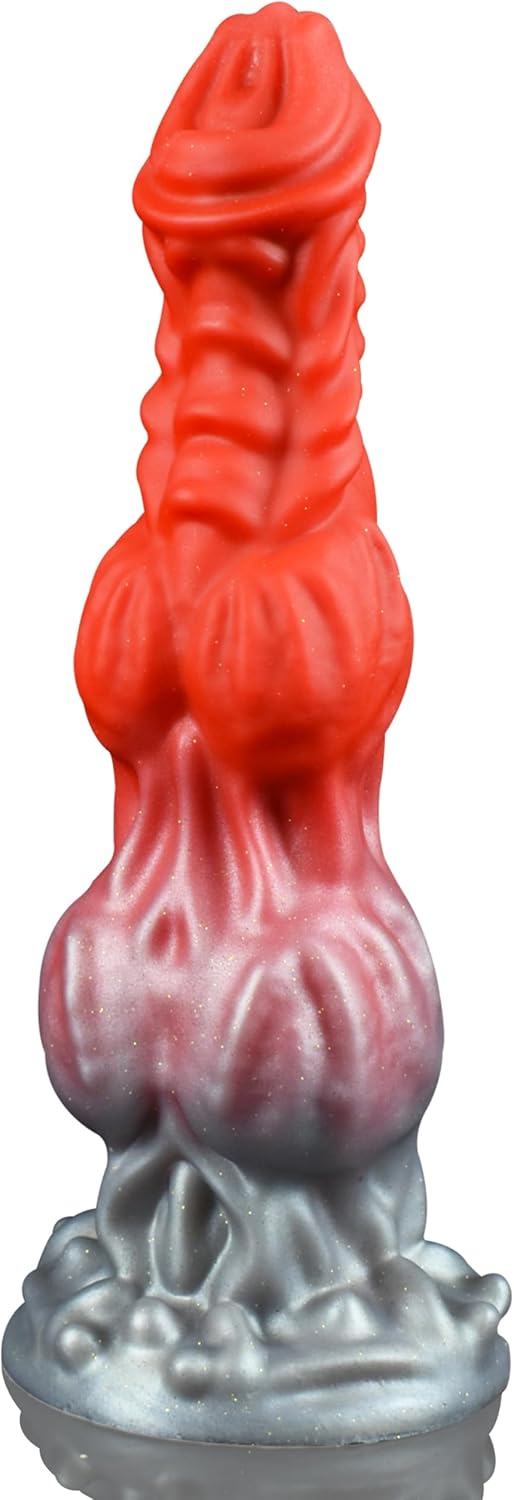 Consolador monstruo de animales para perro, consolador de nudo de fantasía, consolador de dragón grueso para caballo con fuerte ventosa, consolador
