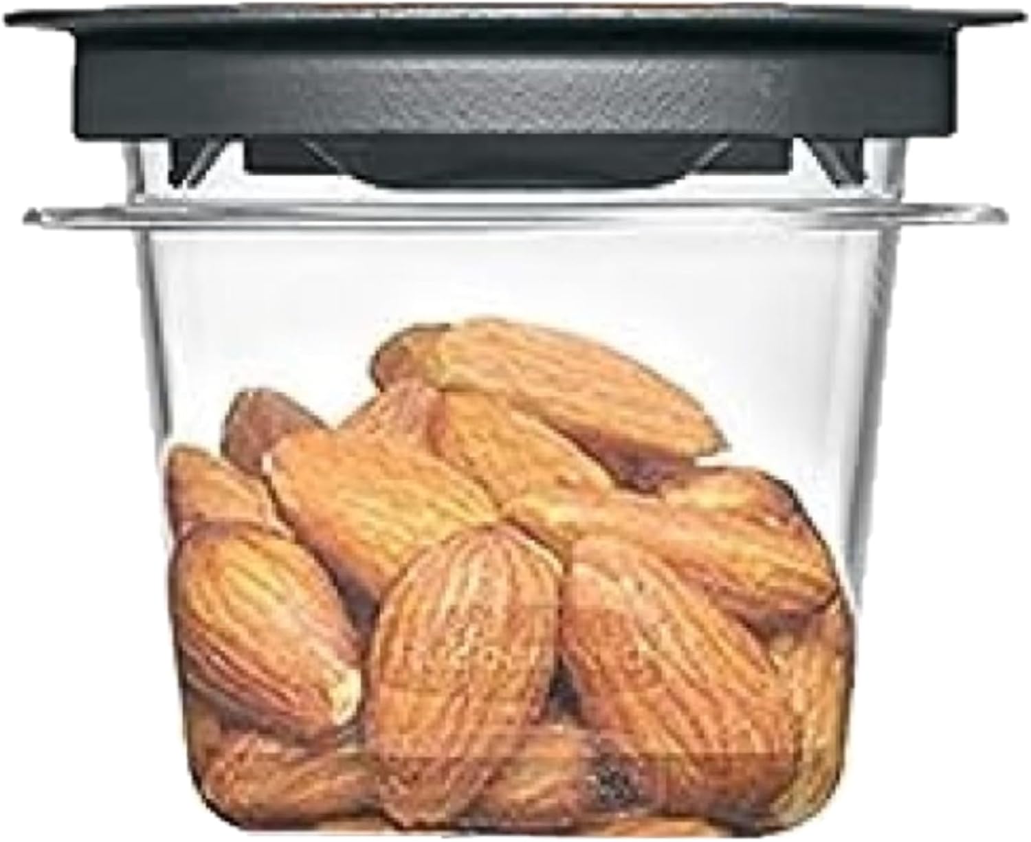 Rubbermaid Premier, Half Cup Premier Flex & Seal – Juego de almacenamiento de alimentos, 6 recipientes Tritan, 6 tapas flexibles y selladas grises,