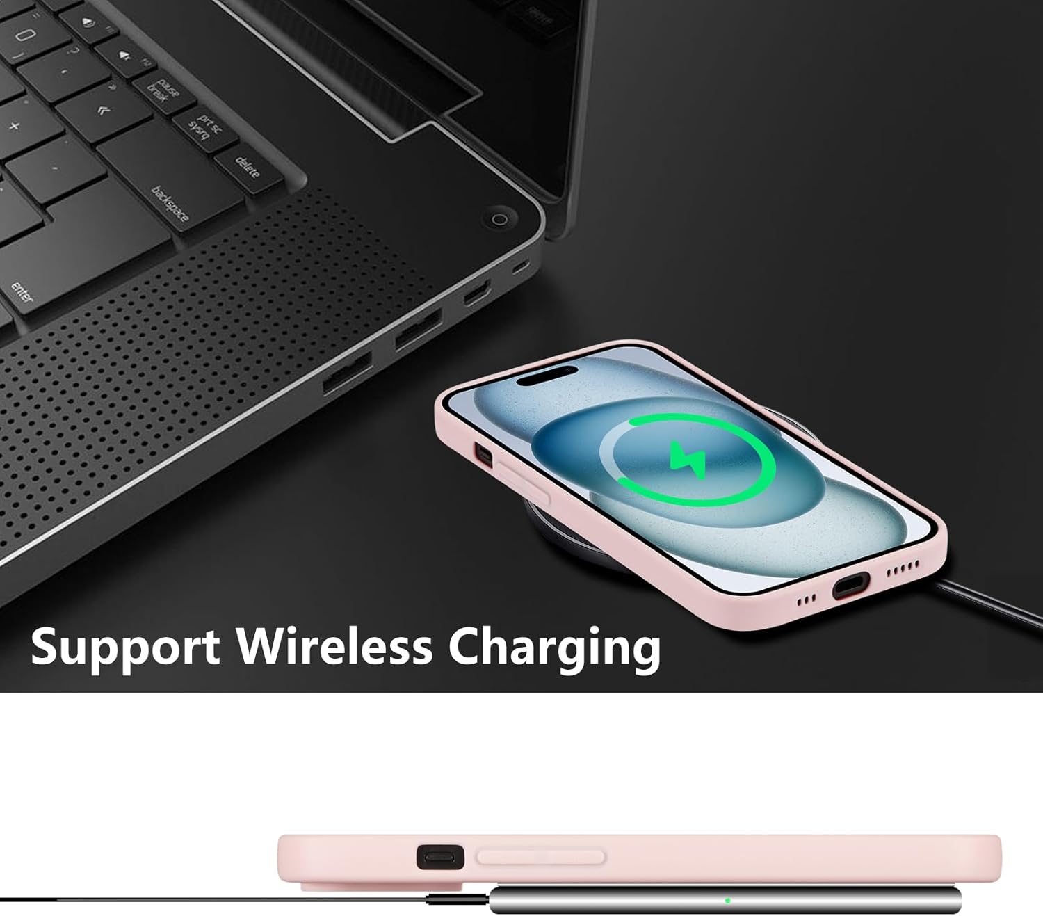 ZTOFERA Funda protectora transparente para iPhone 14, funda protectora de silicona flexible para iPhone 14, delgada y a prueba de golpes, para