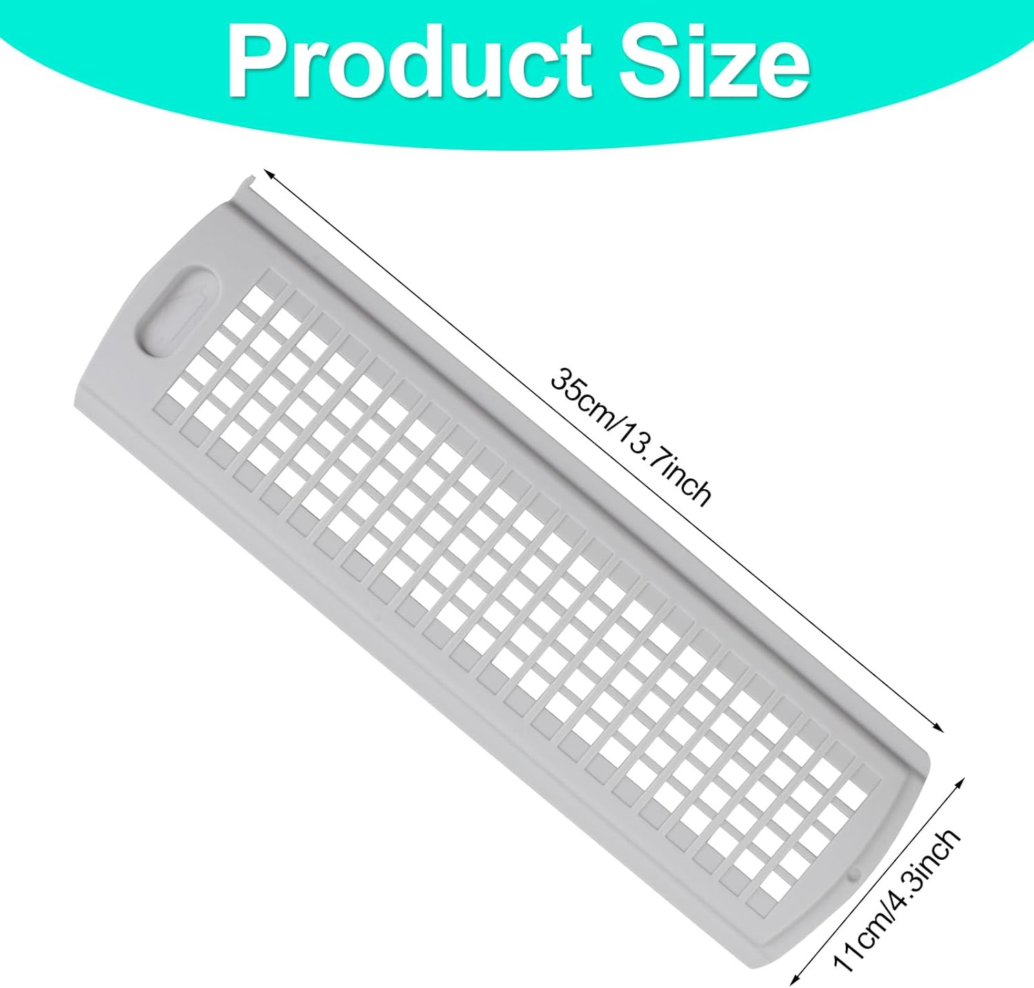 Nuevo WE01X25914 Filtro de pantalla de pelusa para secadora compatible con GE, lavadora y secadora Hotpoint
