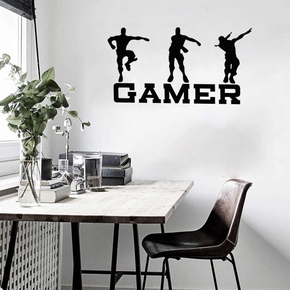 Vinilo decorativo para pared de jugadores, murales de pared de videojuegos, diseño artístico de videojuegos, decoración de pared para adolescentes,