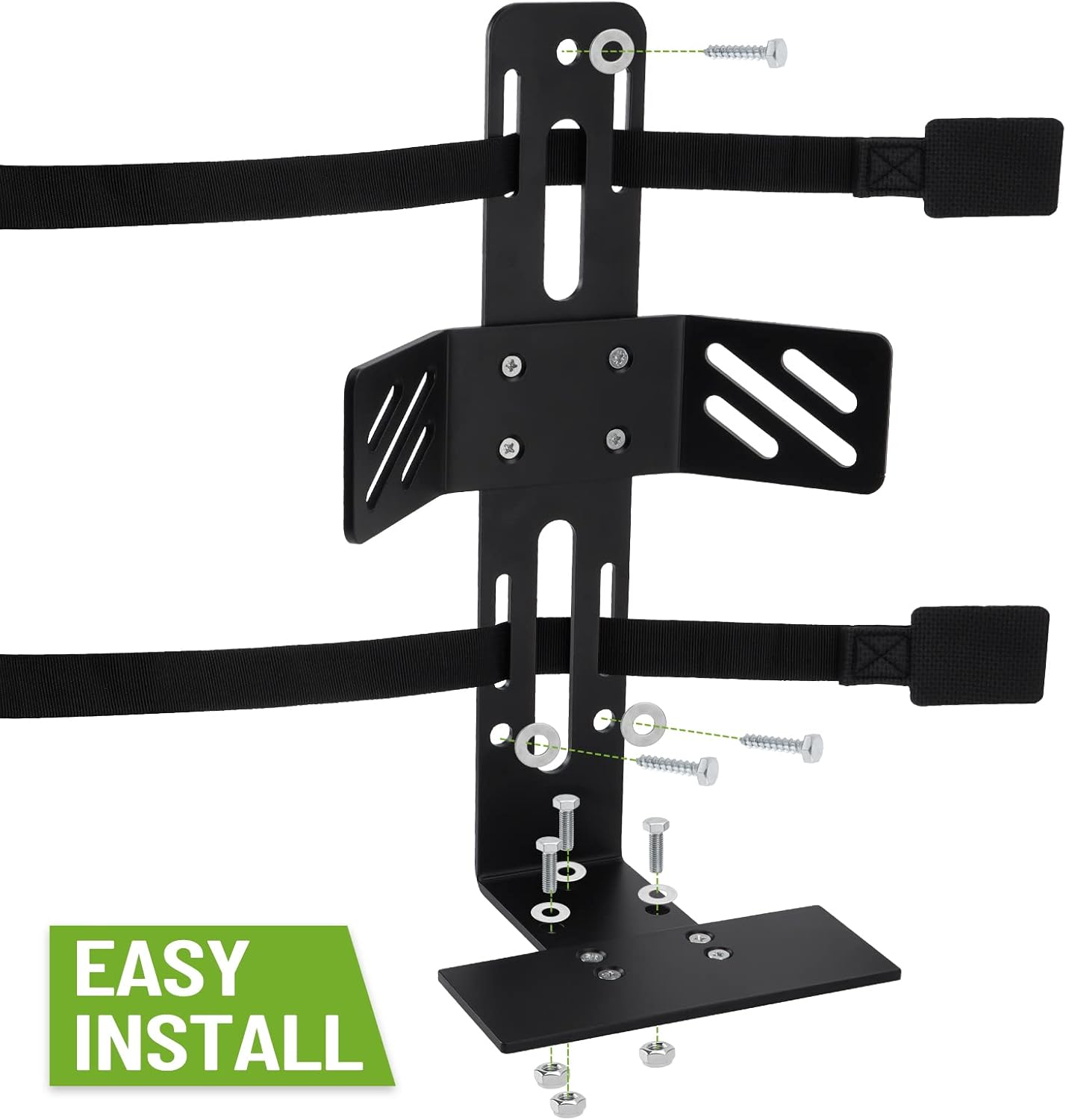 Estante de montaje para enfriador de agua, soporte de cubo para enfriador de agua de 5 galones para RV, camión, carrito, UTV, cortacésped, remolque