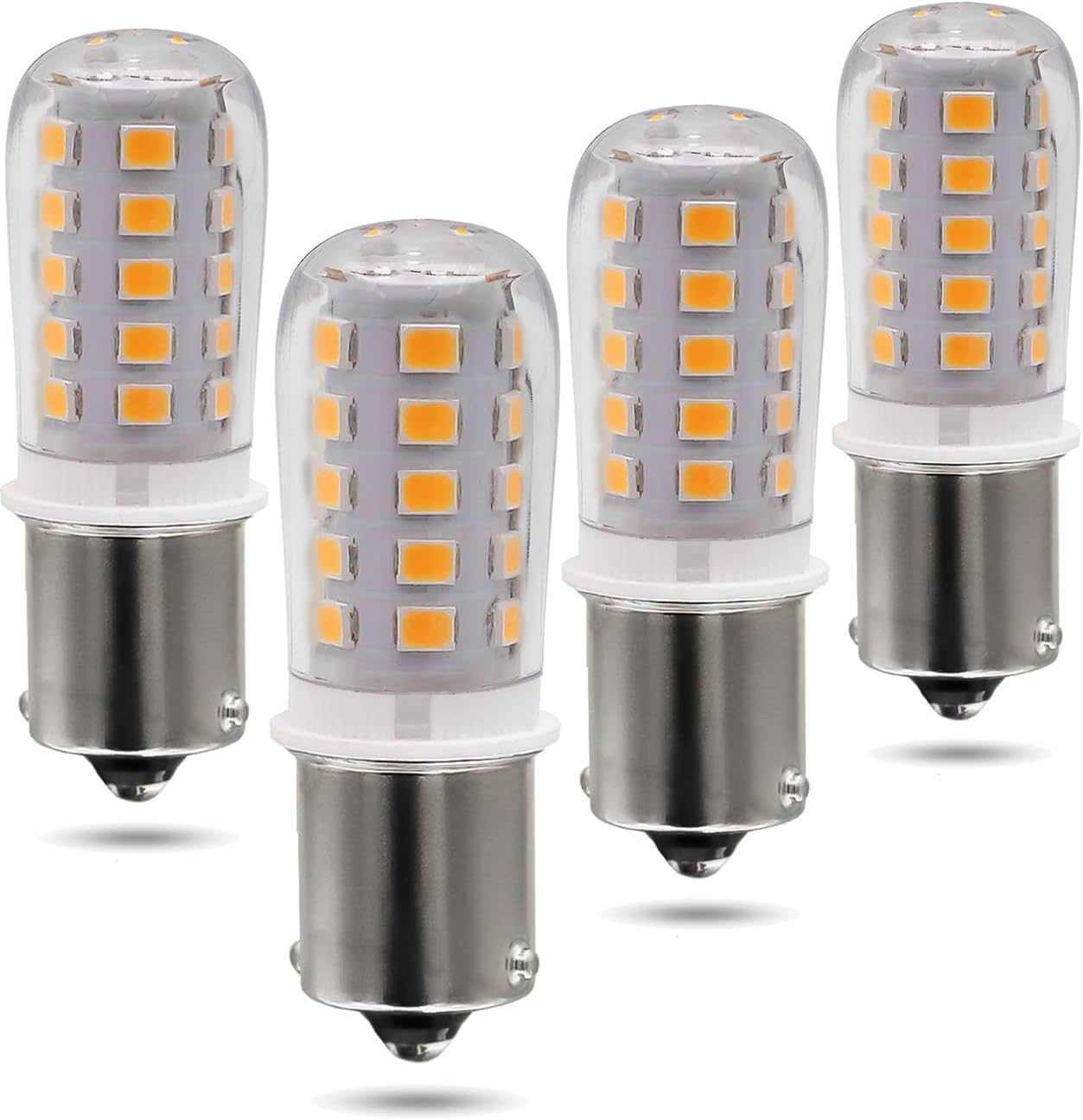 KAKEMONO BA15S – Bombillas LED de 12 V para interiores de caravana, 1156 1141 P21W S8 SC, base de contacto único de bayoneta, para luces de remolque
