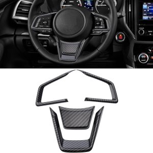 MOFANS 4 piezas de marco de volante para Subaru Forester Ascent SUV Legacy Crosstrek XV Outback Impreza 2017 2018 2019 2020 2021 2022 2023 MOFANS 4 piezas de marco de volante para Subaru Forester Ascent SUV Legacy Crosstrek XV Outback Impreza 2017 2018 2019 2020 2021 2022 2023