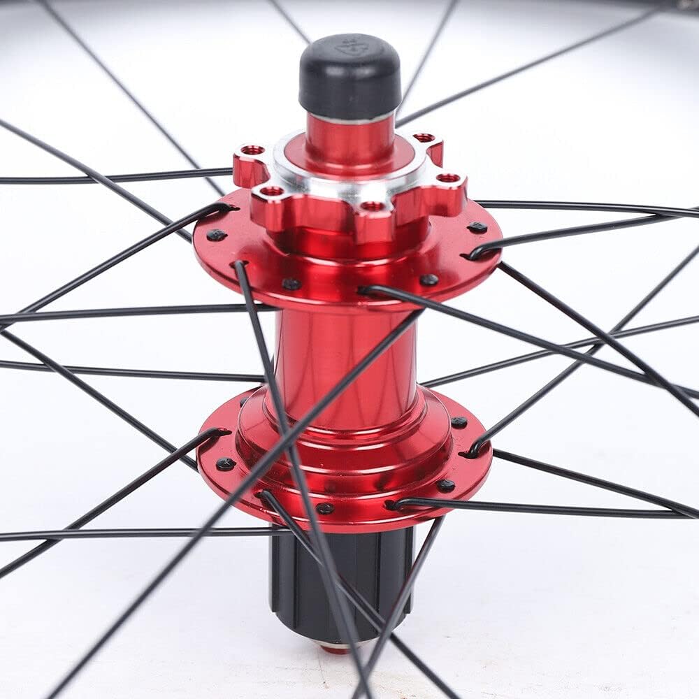 Juego de ruedas MTB de 27.5 pulgadas, disco de bicicleta MTB delantero y trasero, cubo de 891011 velocidades, 120 anillos, adecuado para ruedas de