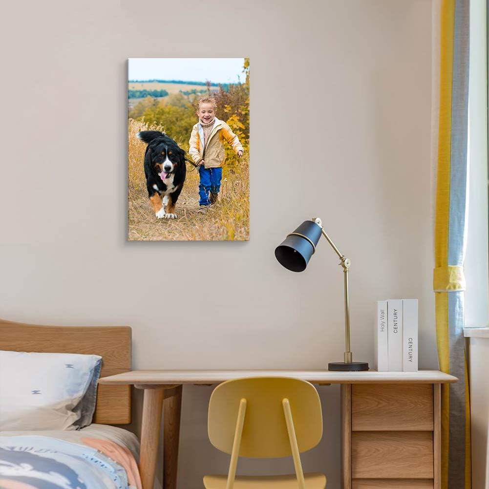 Signford, impresiones en lienzo a medida, póster personalizado de viaje, arte de pared con tus fotos en marco de madera
