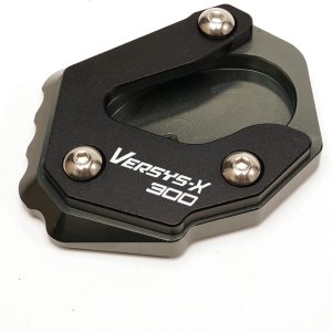 Soporte de pie de motocicleta compatible con Kawasaki Versys-X 300 Versys X 300 250 2017-2019 2020 2021 (color gris, tamaño A) Soporte de pie de motocicleta compatible con Kawasaki Versys-X 300 Versys X 300 250 2017-2019 2020 2021 (color gris, tamaño A)