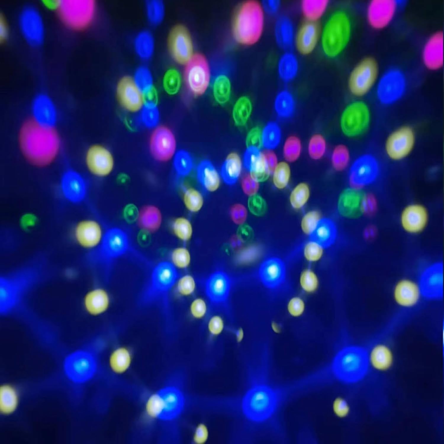 Luz de bola mágica giratoria colorida recargable con altavoz Bluetooth disco giratorio bola mágica luz activada por sonido DJ luces luz de escenario