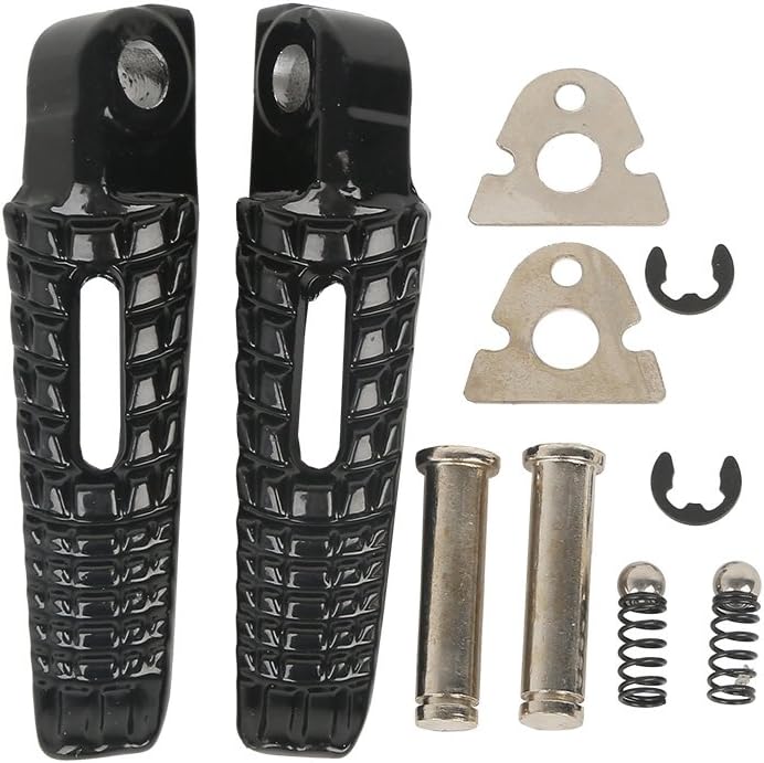 SLMOTO Estriberas delanteras y traseras para Suzuki GSXR 600 750 2006-2018 GSXR1000 05-17
