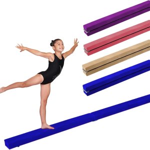 Viga de equilibrio de 7 pies8 pies, equipo de gimnasia plegable para gimnasia, niños y adultos, base de goma antideslizante, haz de gimnasia Viga de equilibrio de 7 pies8 pies, equipo de gimnasia plegable para gimnasia, niños y adultos, base de goma antideslizante, haz de gimnasia