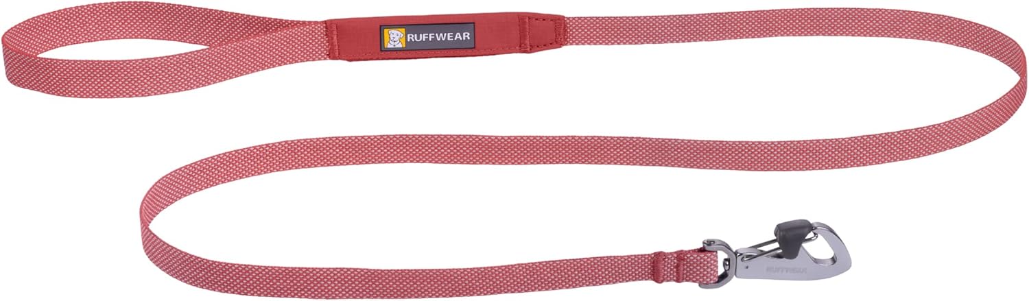 Ruffwear, Hi & Light – Correa para perro, correa ultraligera mínima para paseos y carreras diarios, 4.5 pies, rosa salmón