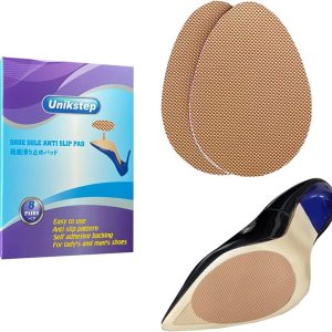 Unikstep 8 pares (16 piezas) suela de zapato antideslizante agarre, Caqui Unikstep 8 pares (16 piezas) suela de zapato antideslizante agarre, Caqui