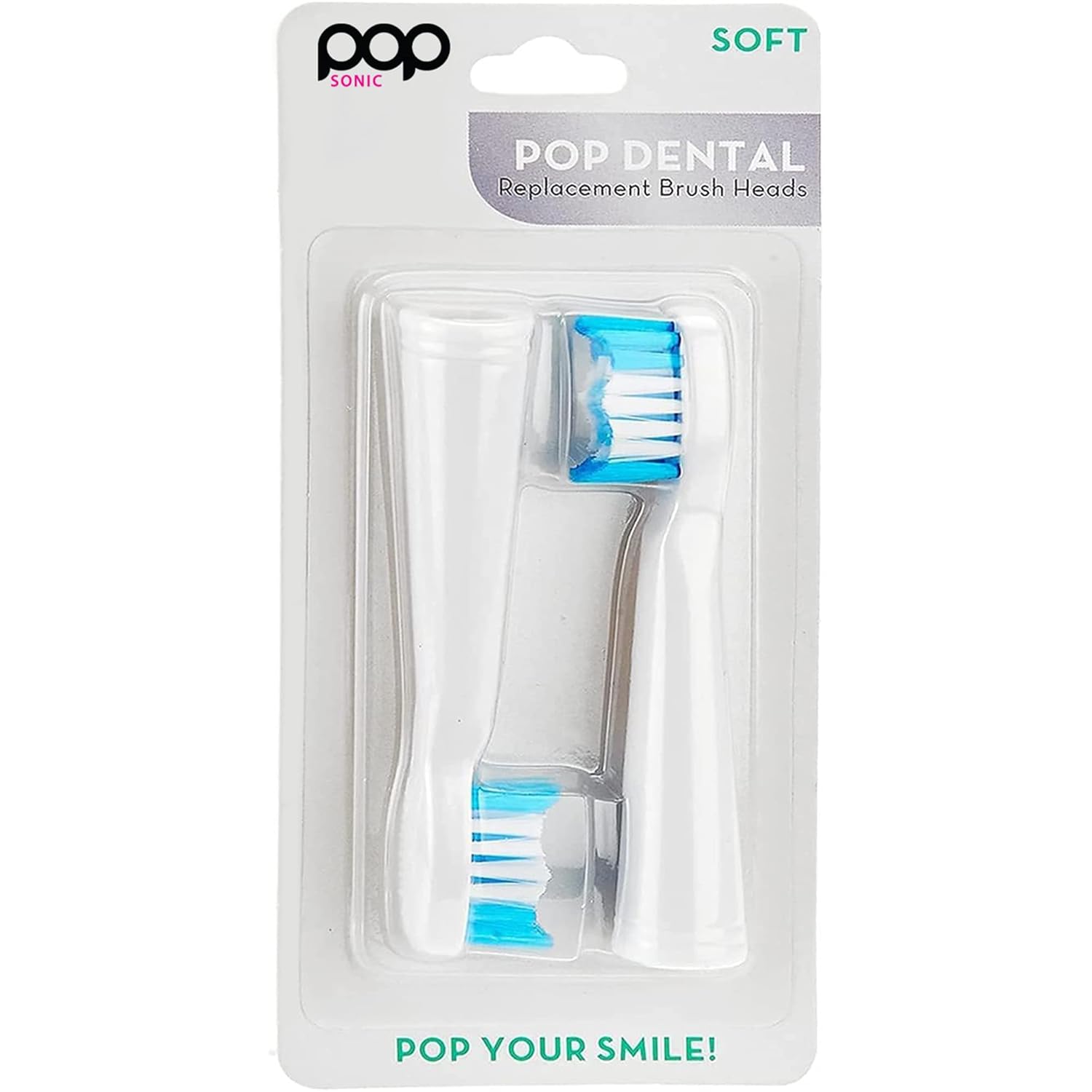 Pop Sonic The Ultimate Pro Cepillo de dientes (oro rosa) Paquete de 2 cabezales de repuesto  Cepillo de dientes recargable con hasta 40,000 trazos