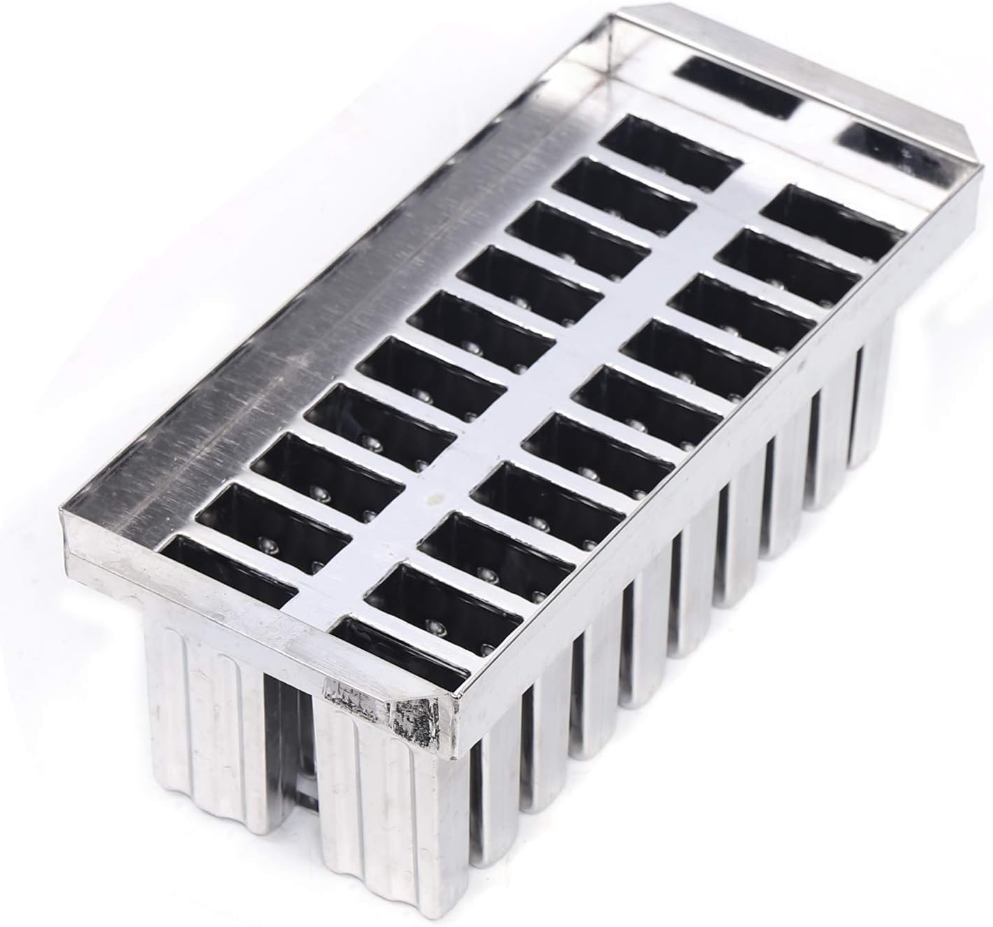 20 moldes para paletas de acero inoxidable, paquetes de moldes de acero inoxidable, moldes para paletas de helado, moldes para paletas de paletas de