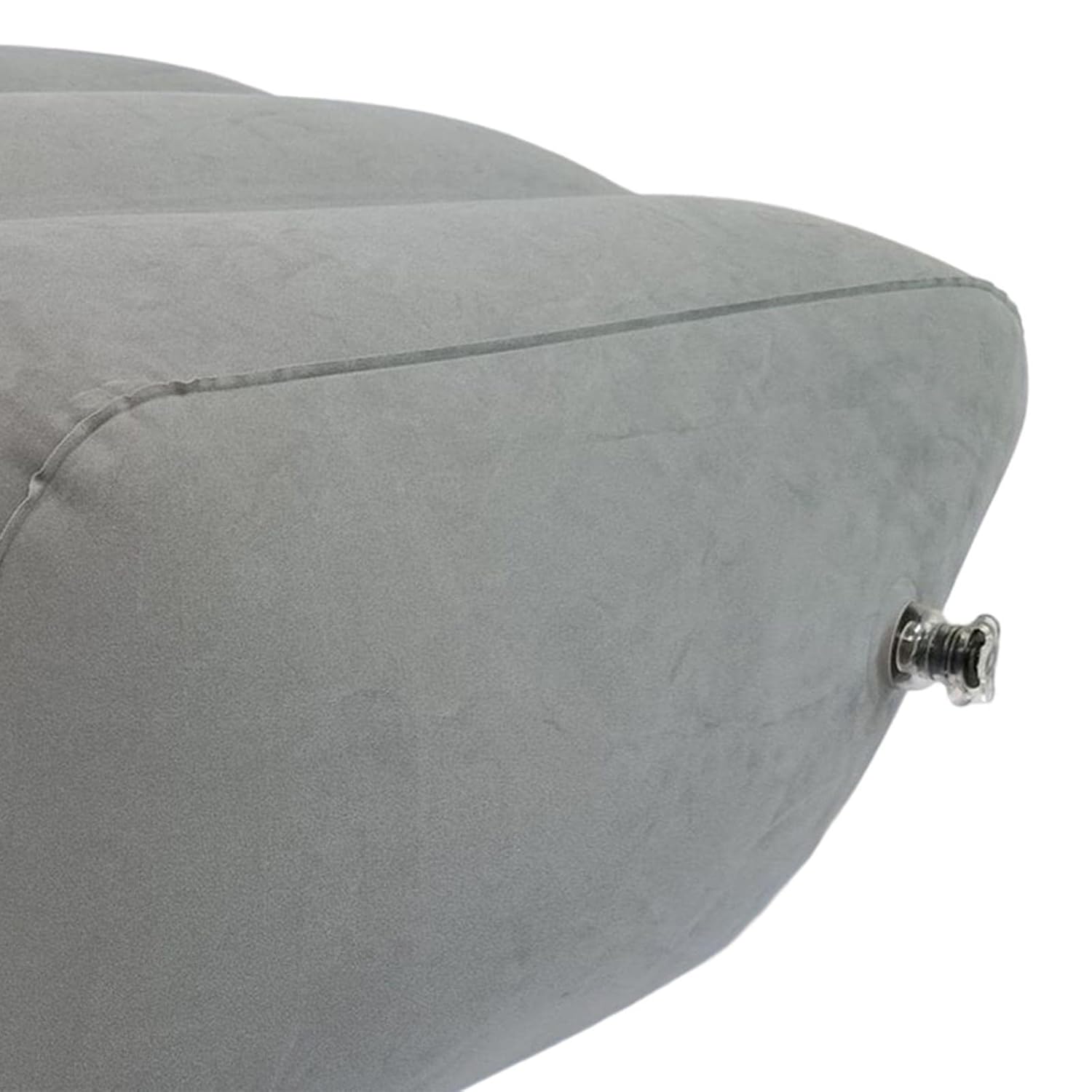 Fonowx Almohada inflable para piernas Almohada de elevación de piernas Fácil de inflar Almohada de cuña de rodilla de viaje Almohada de cuña